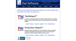 Desktop Screenshot of owlsoft.com