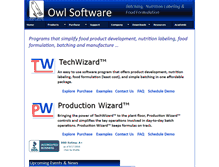 Tablet Screenshot of owlsoft.com